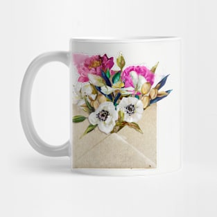 Floral Letter Mug